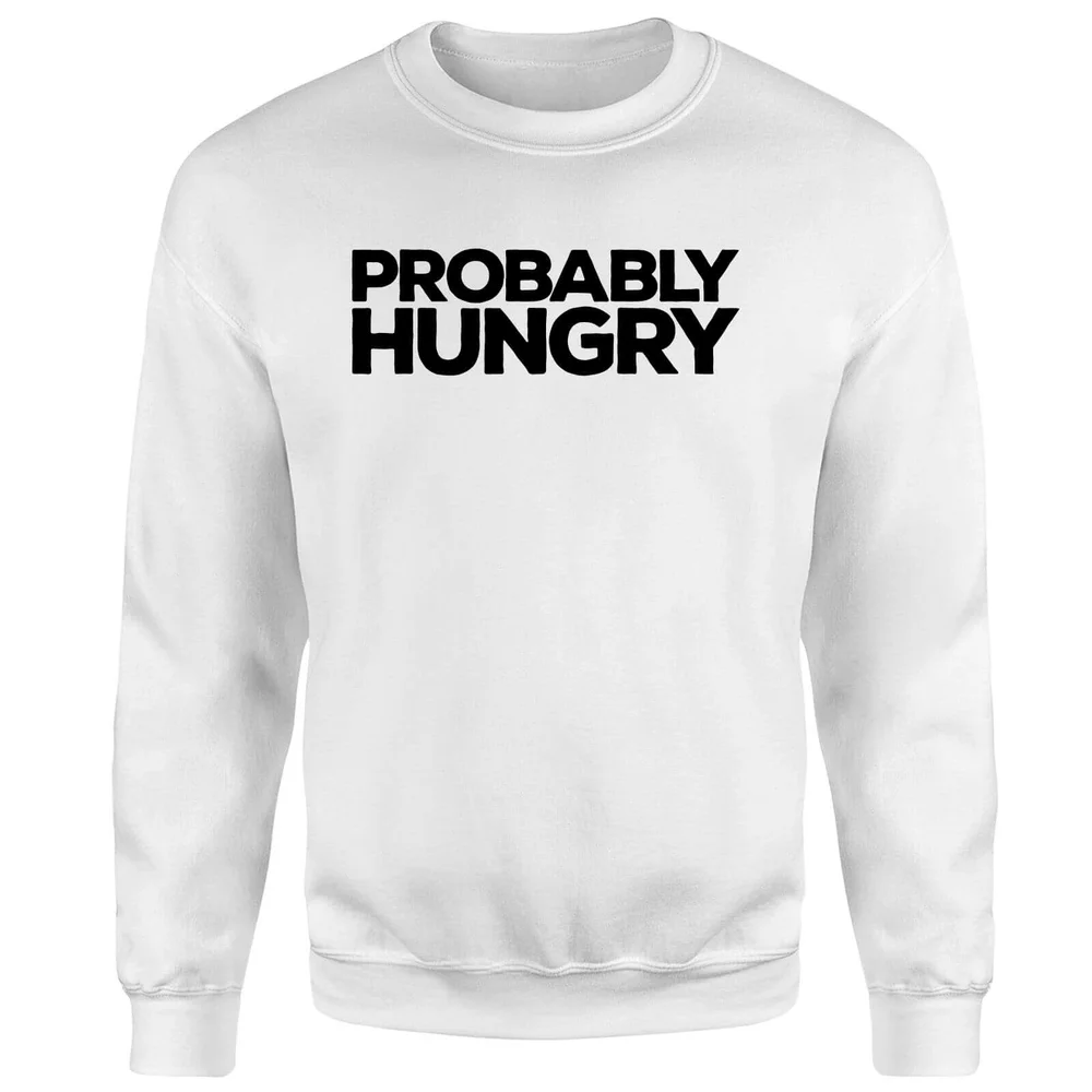 Probably Hungry Sweatshirt - White - S - Weiß Bild 1