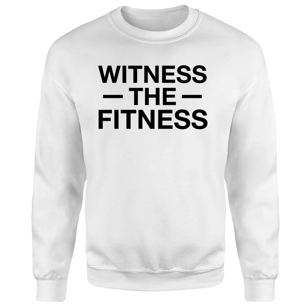 Witness the Fitness Sweatshirt - White - S - Weiß Bild 1