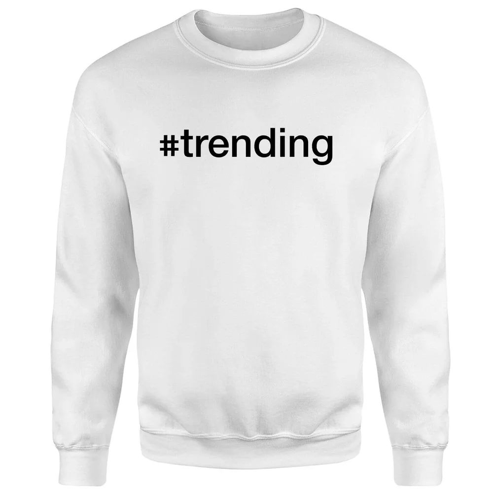trending Sweatshirt - White - S - Weiß Bild 1
