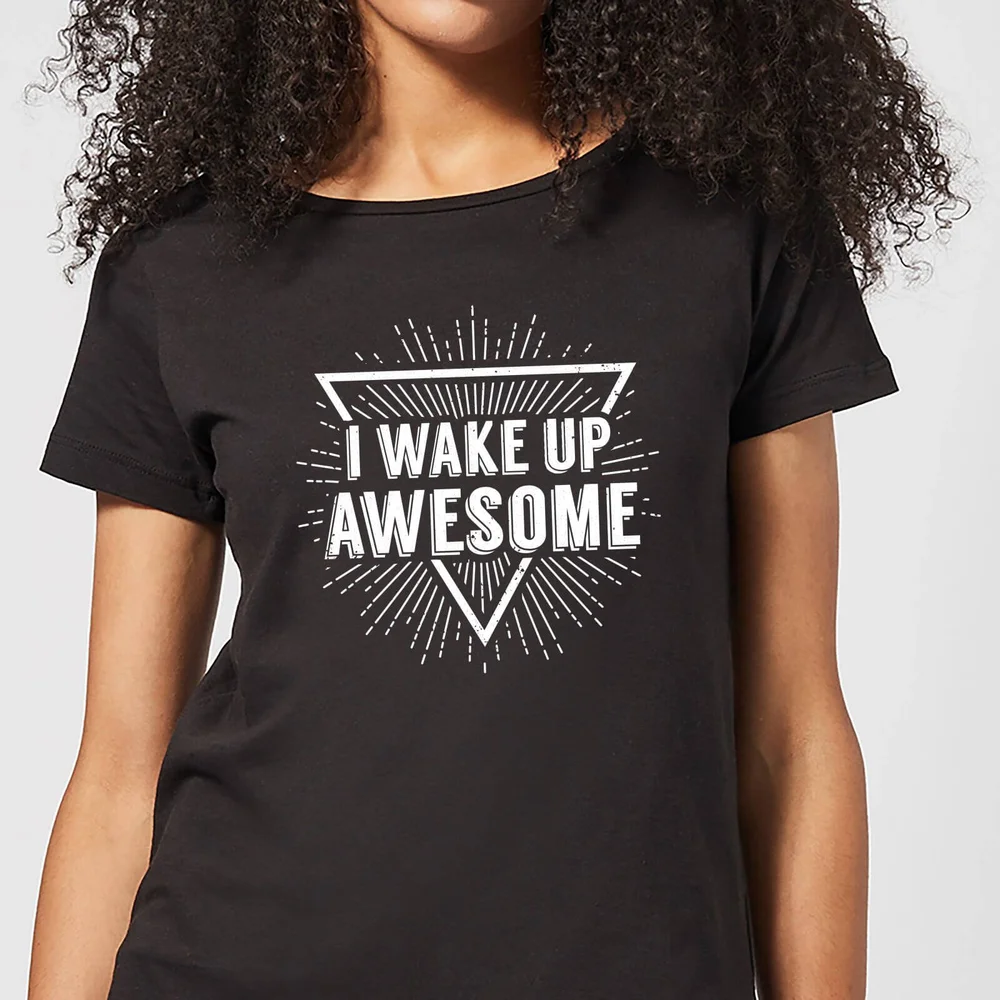 I Wake up Awesome Women's T-Shirt - Black - 3XL Bild 1