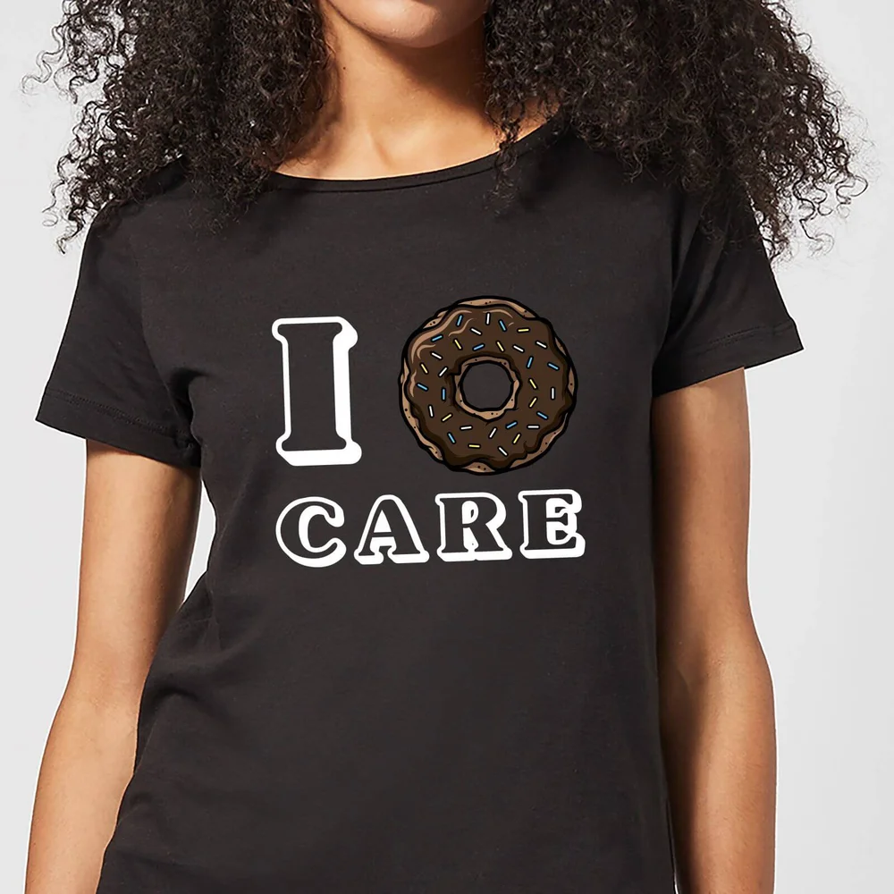 I Donut Care Women's T-Shirt - Black - 3XL Bild 1