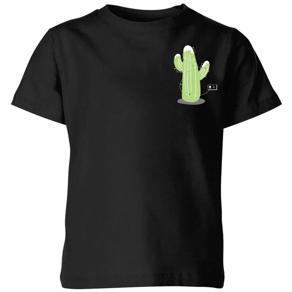 Cactus Fairy Lights Kids' T-Shirt - Black - 3-4 Jahre - Schwarz Bild 1