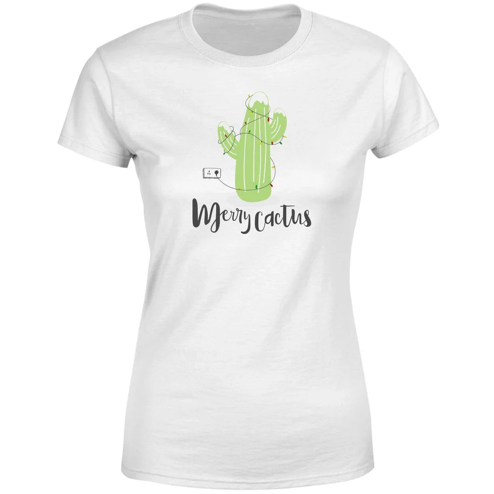 Merry Cactus Women's T-Shirt - White - S - Weiß Bild 1