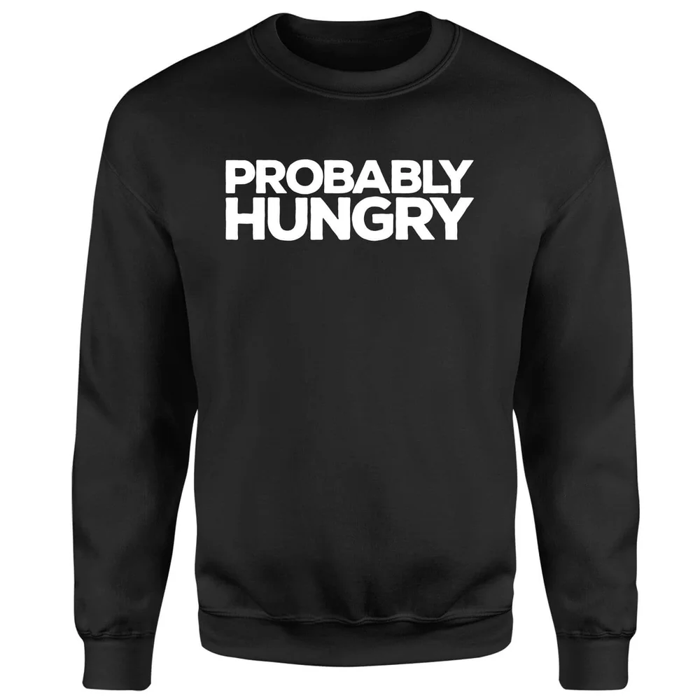 Probably Hungry Sweatshirt - Black - S - Schwarz Bild 1