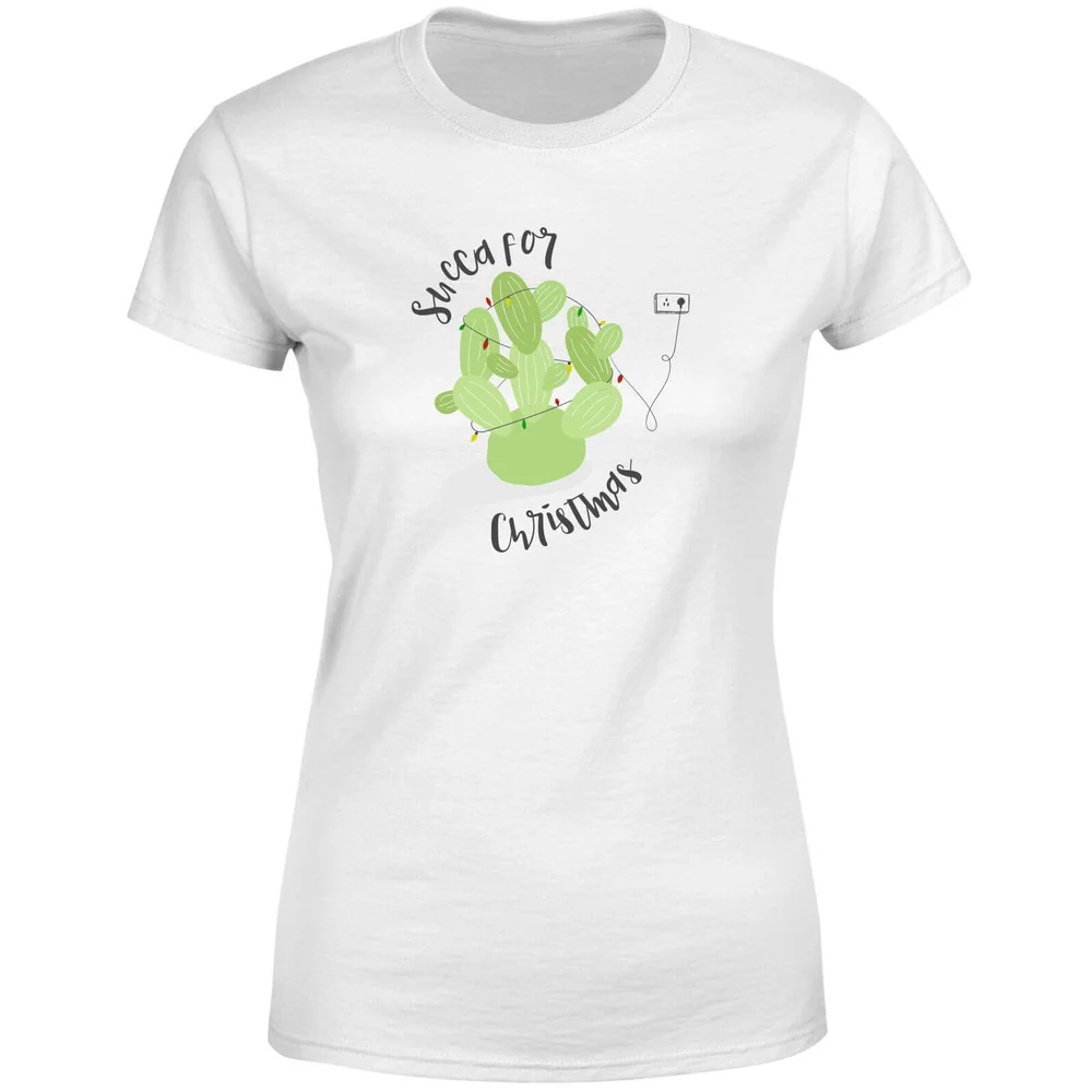 Succa For Christmas Women's T-Shirt - White - S - Weiß Bild 1