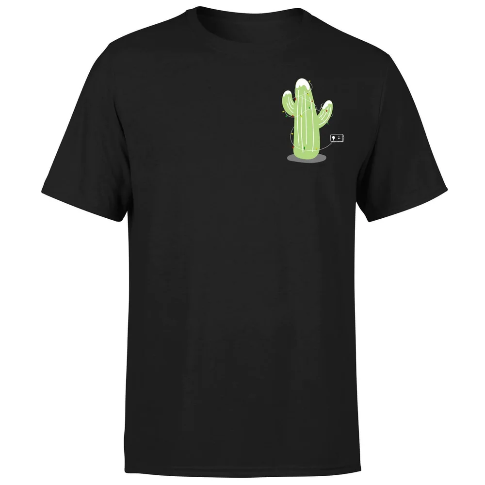 Cactus Fairy Lights T-Shirt - Black - S - Schwarz Bild 1