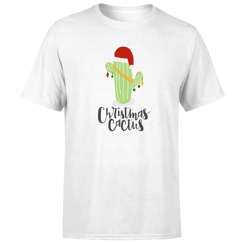 Christmas Cactus T-Shirt - White - S - Weiß Bild 1