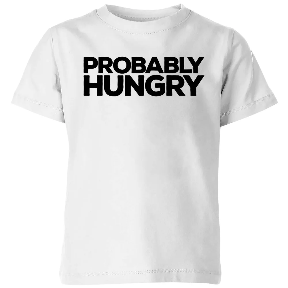 Probably Hungry Kids T-Shirt - White - 5-6 Jahre - Weiß Bild 1