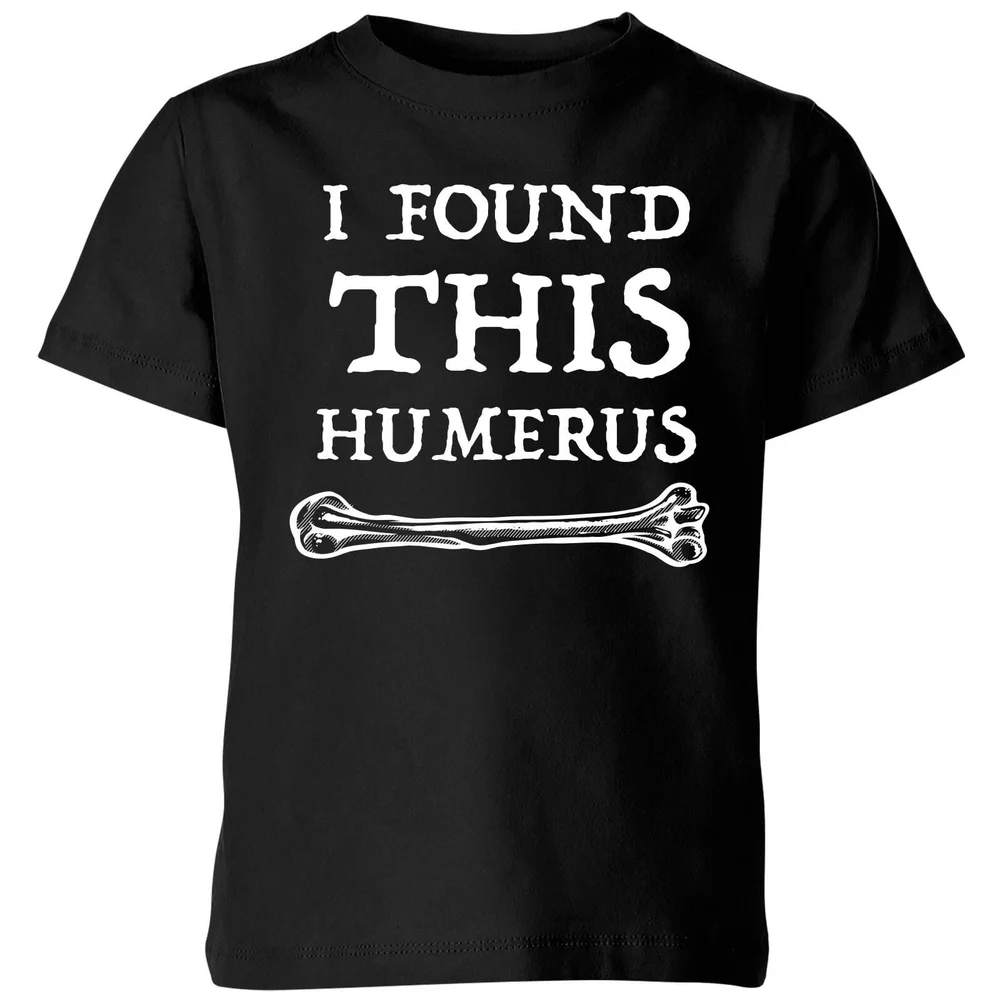 I Found this Humurus Kids T-Shirt - Black - 5-6 Jahre - Schwarz Bild 1