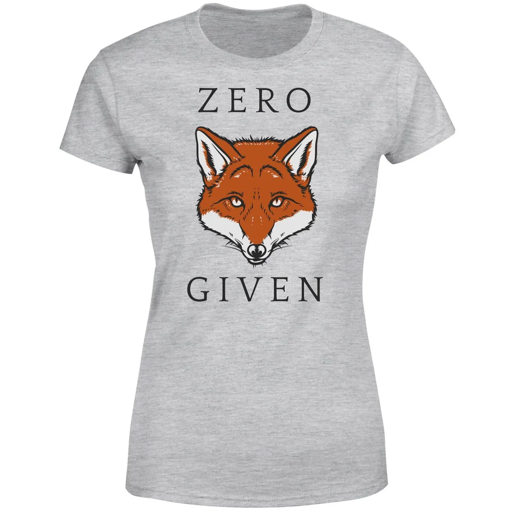 Zero Fox Given Women's T-Shirt - Grey - S - Grau Bild 1