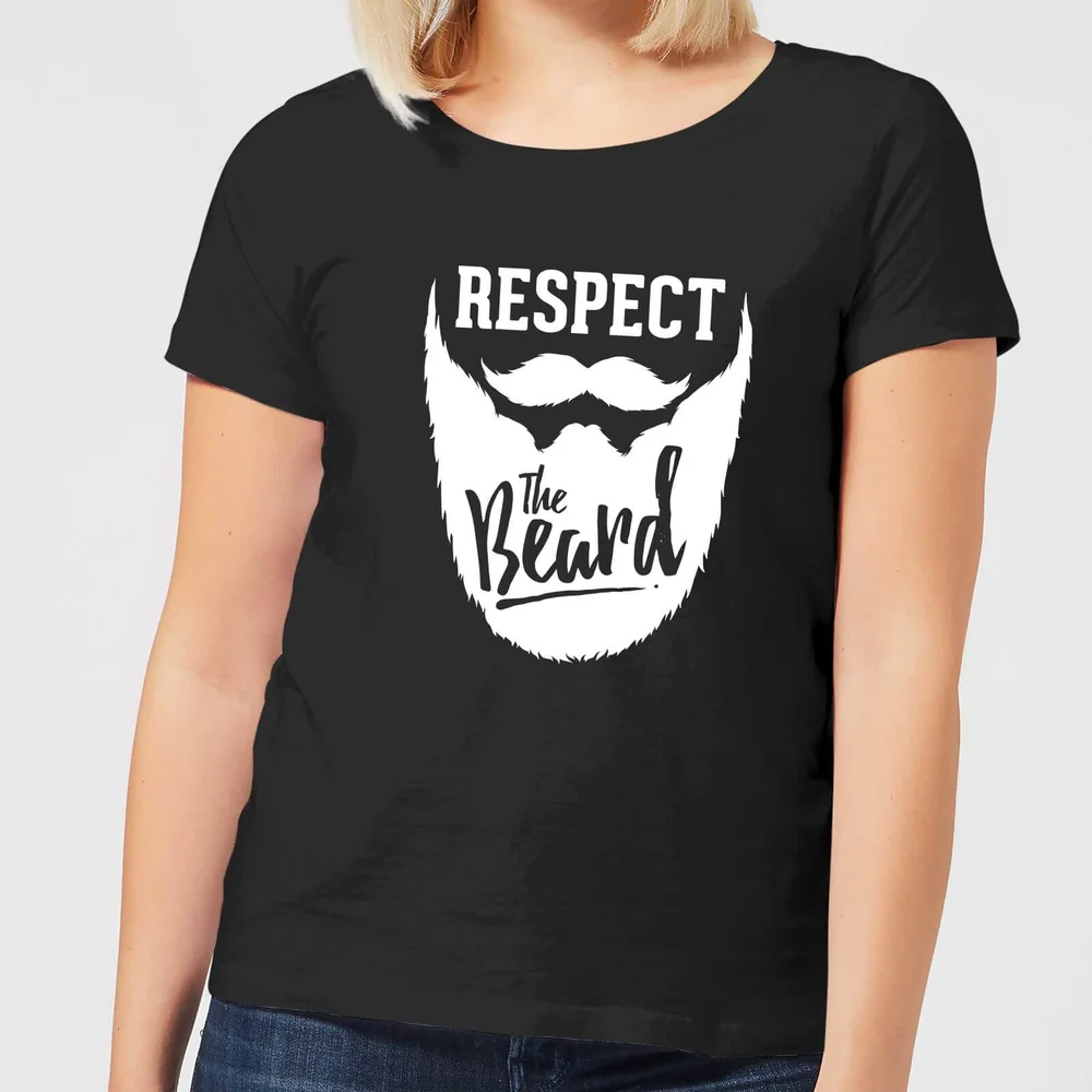 Respect the Beard Women's T-Shirt - Black - 3XL Bild 1