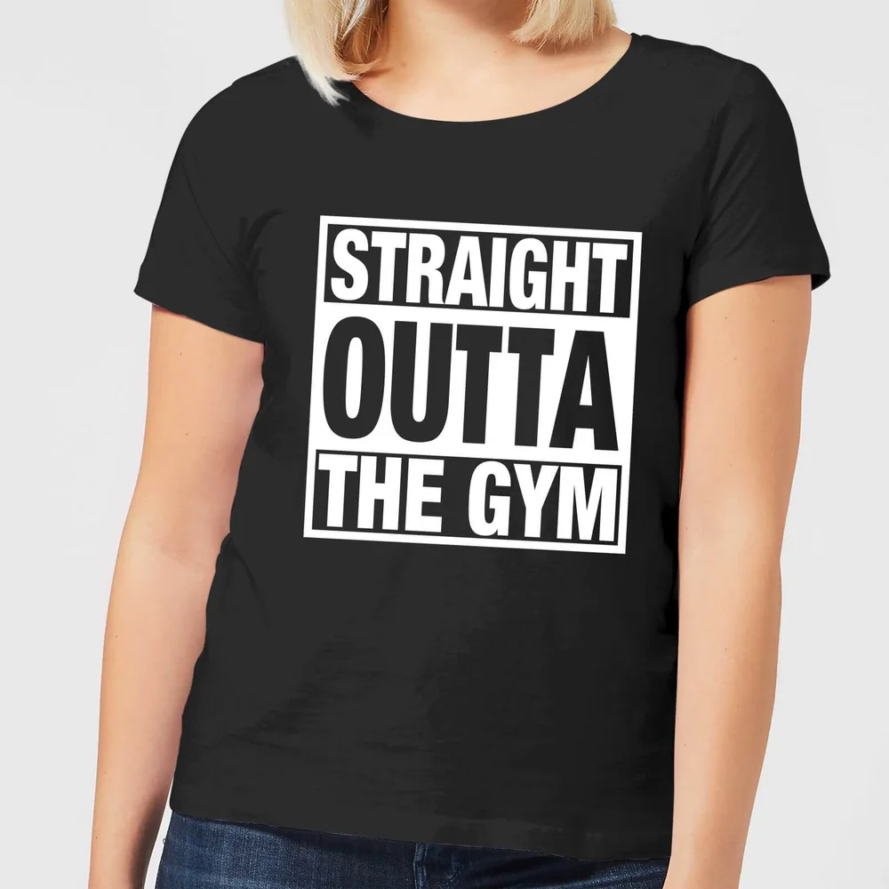 Straight Outta the Gym Women's T-Shirt - Black - 3XL Bild 1
