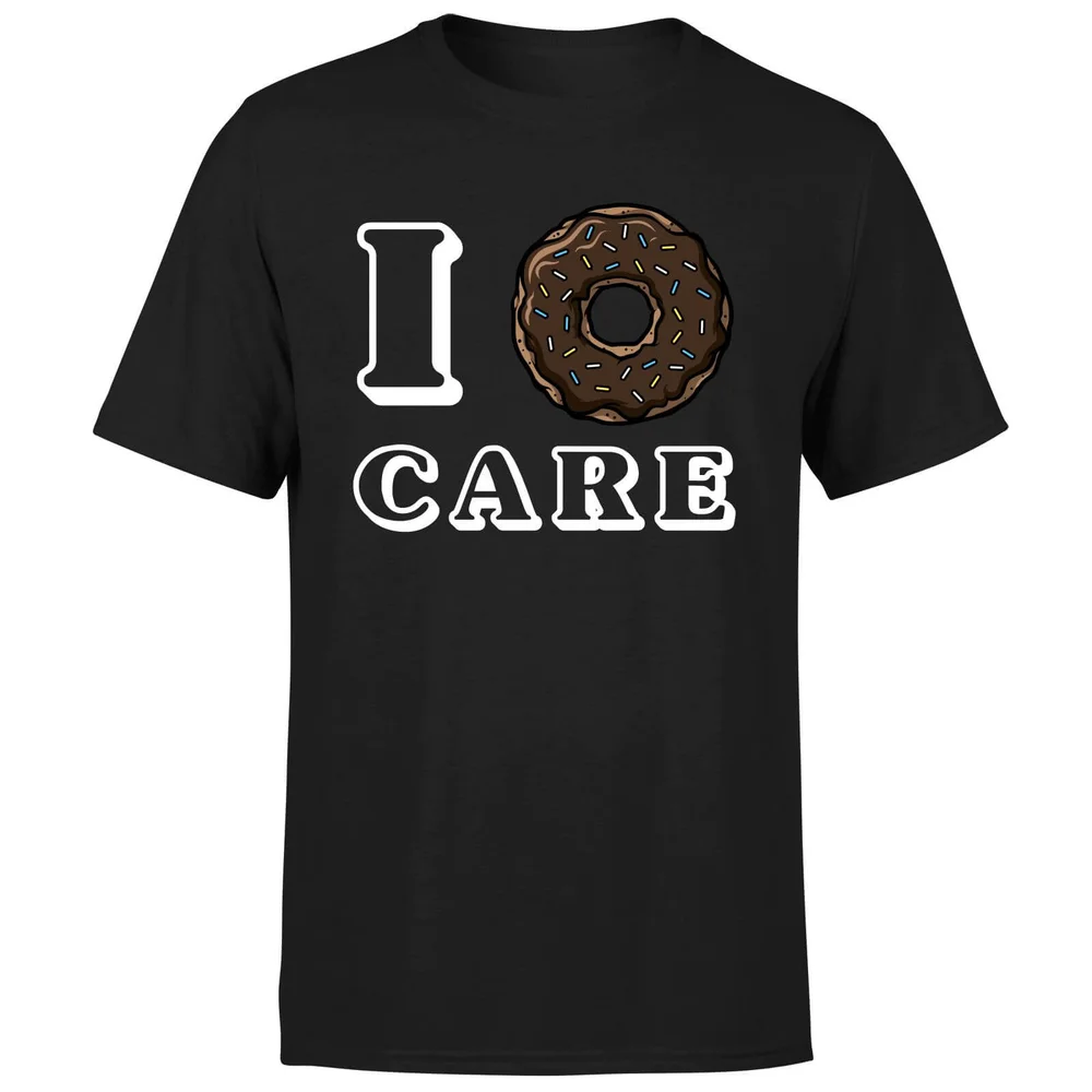 I Donut Care T-Shirt - Black - S - Schwarz Bild 1