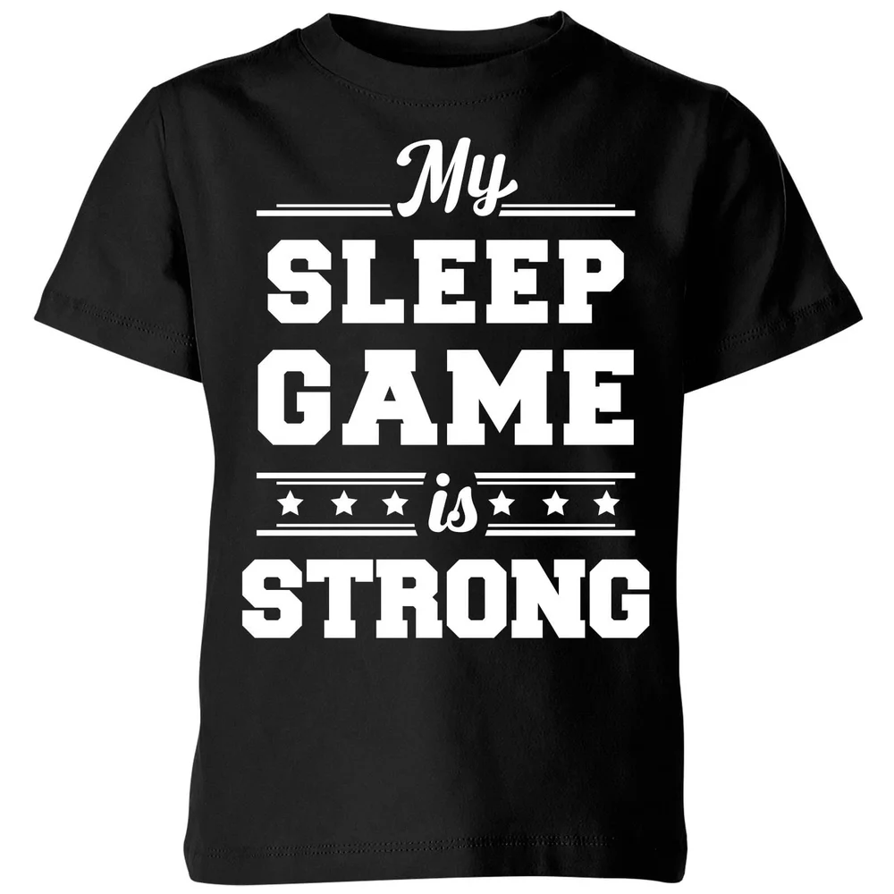 My Little Rascal My Sleep Game is Strong Kids' T-Shirt - Black - 3-4 Jahre - Schwarz Bild 1