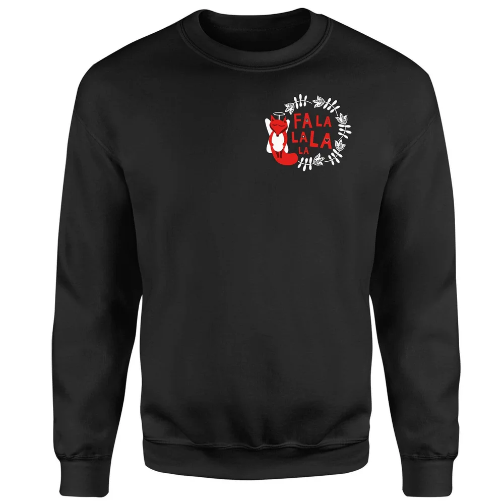 Fa La La La La Sweatshirt - Black - S - Schwarz Bild 1