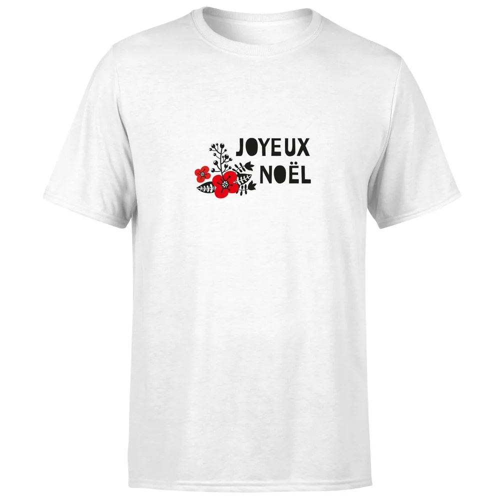Joyeux Noel T-Shirt - White - S - Weiß Bild 1