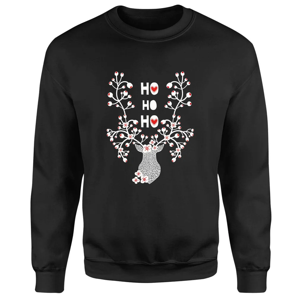 Ho Ho Ho Sweatshirt - Black - S - Schwarz Bild 1