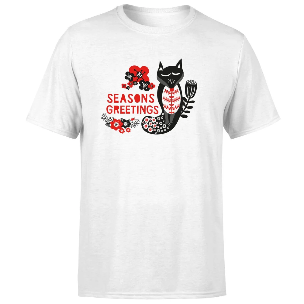 Season's Greetings T-Shirt - White - S - Weiß Bild 1