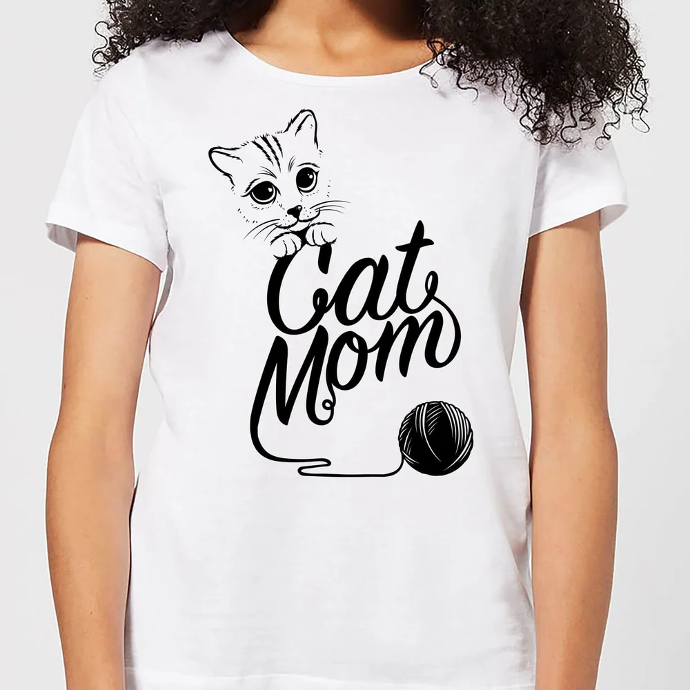 Cat Mom Women's T-Shirt - White - S - Weiß Bild 1