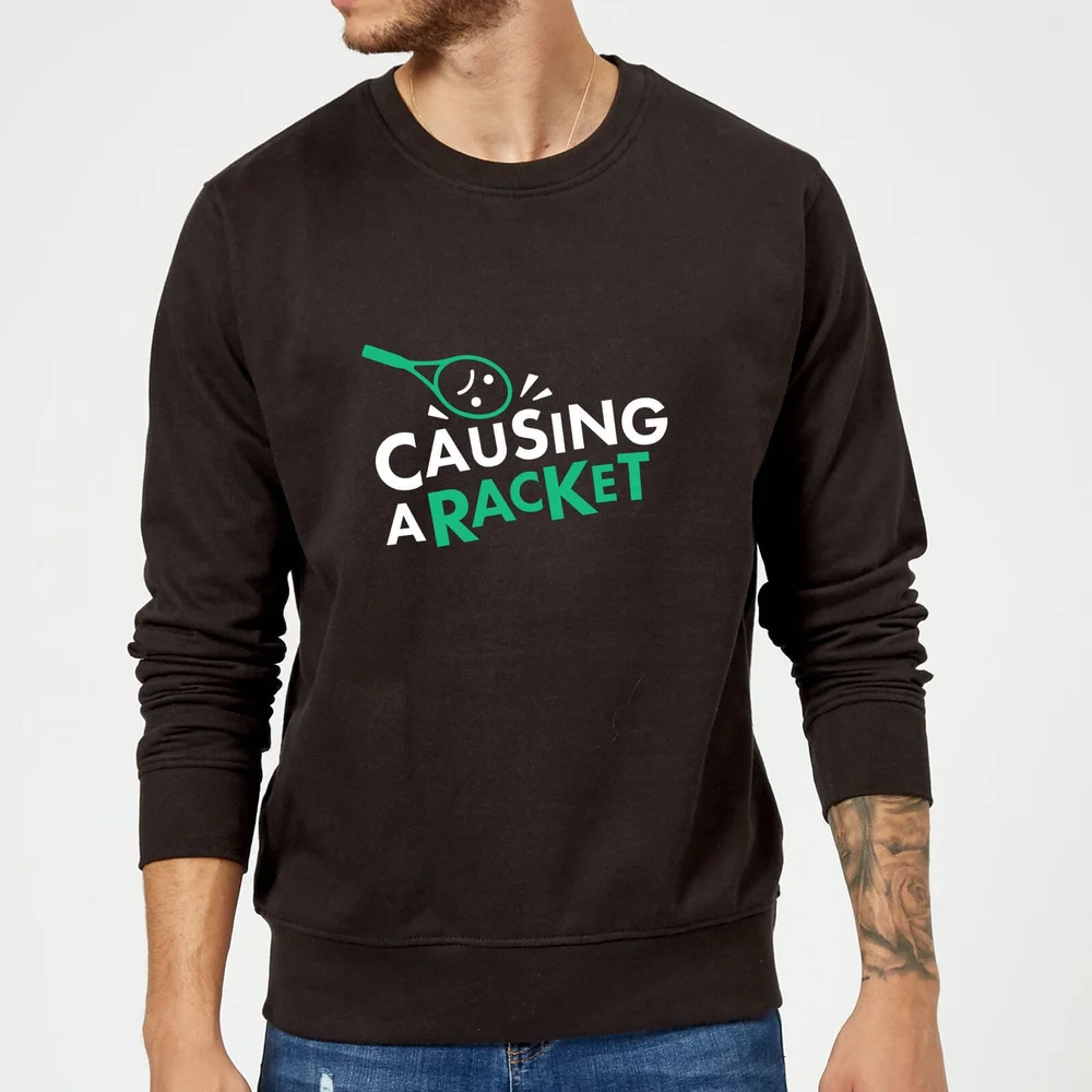 Causing a Racket Sweatshirt - Black - S - Schwarz Bild 1