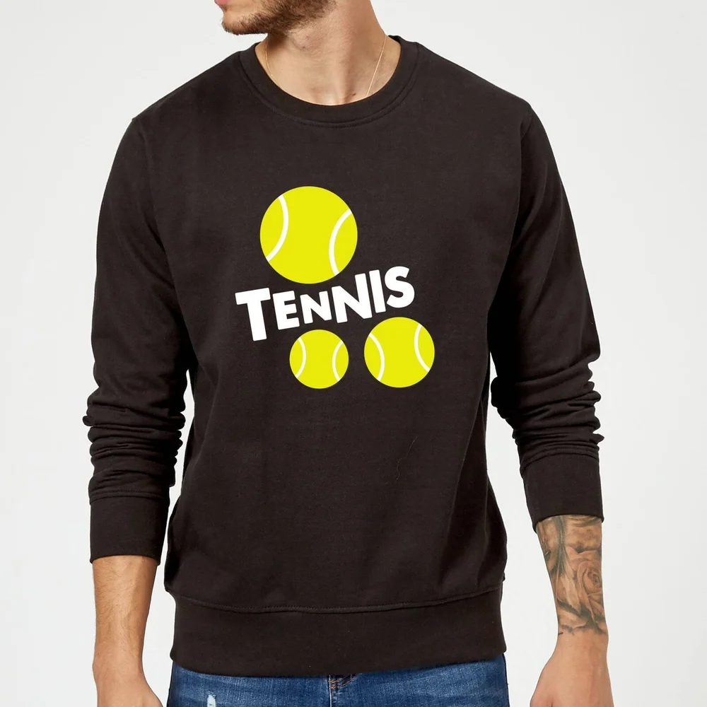 Tennis Balls Sweatshirt - Black - S - Schwarz Bild 1
