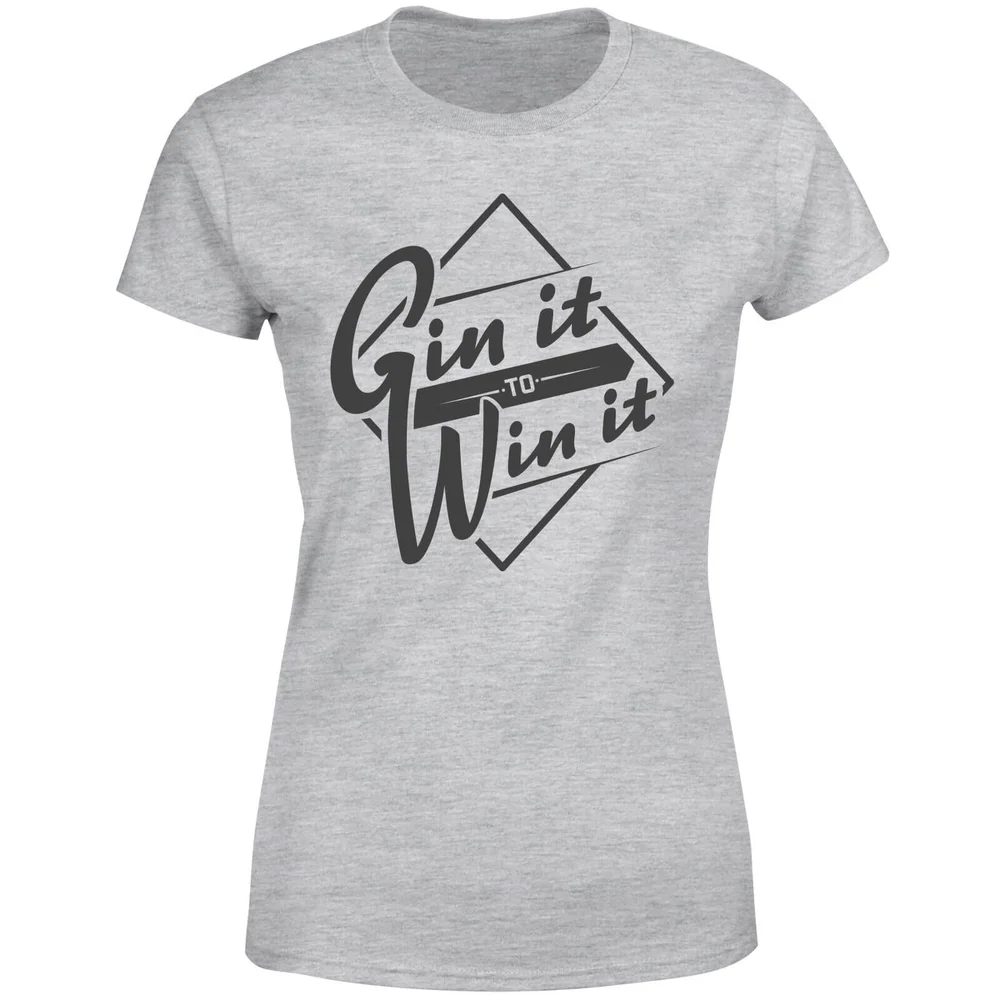 Gin it to Win it Women's T-Shirt - Grey - S - Grau Bild 1
