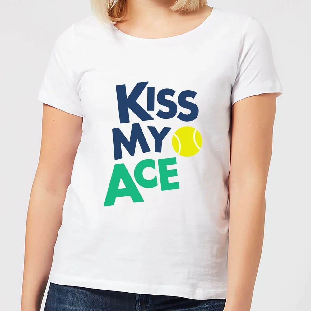 Kiss my Ace Women's T-Shirt - White - S - Weiß Bild 1
