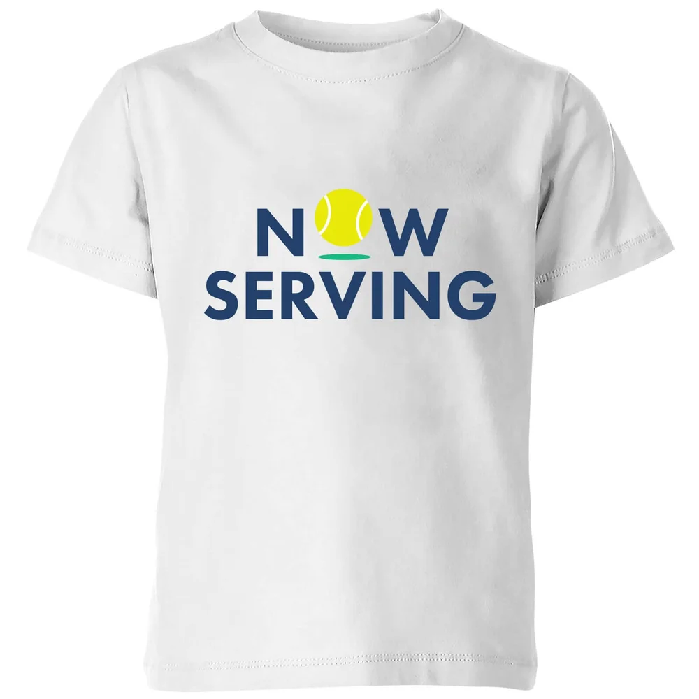 Now Serving Kids' T-Shirt - White - 3-4 Jahre - Weiß Bild 1
