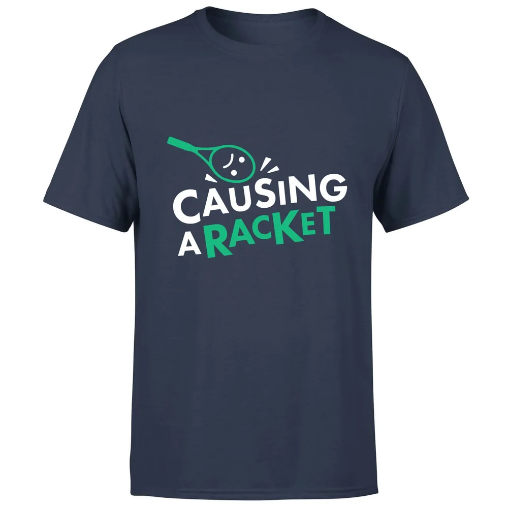Causing a Racket T-Shirt - Navy - S - Marineblau Bild 1