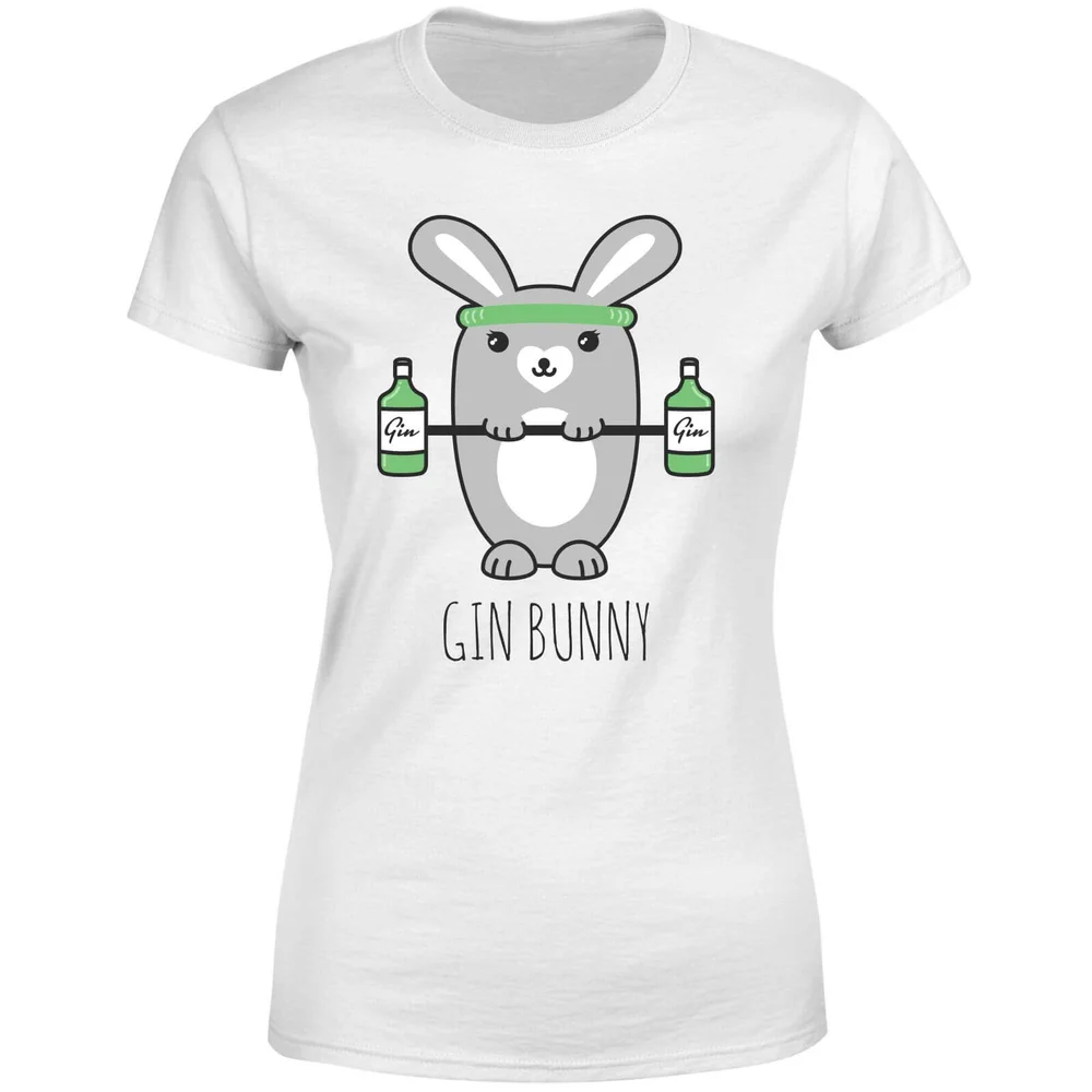 Gin Bunny Women's T-Shirt - White - S - Weiß Bild 1
