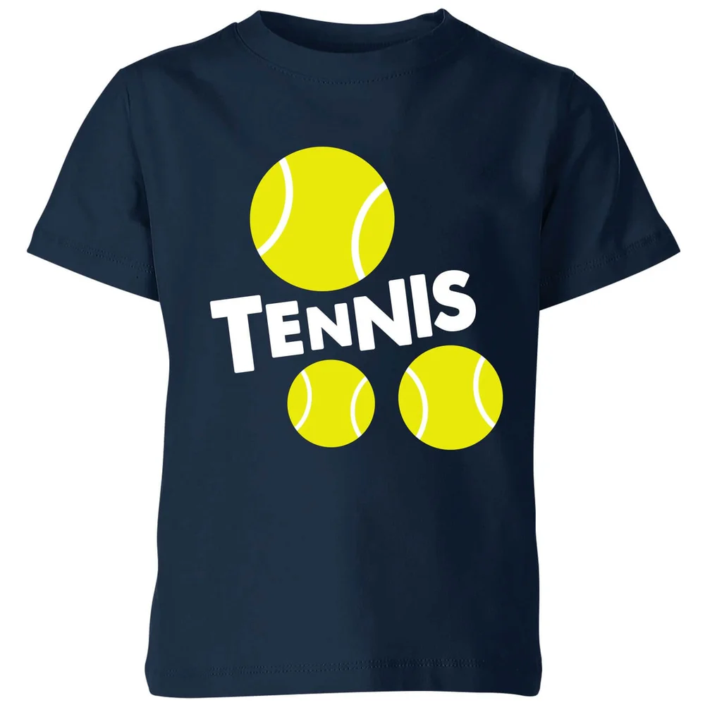 Tennis Balls Kids' T-Shirt - Navy - 3-4 Jahre - Marineblau Bild 1