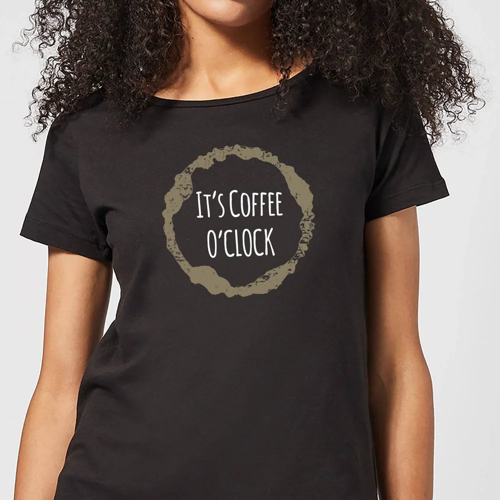 It's Coffee O'Clock Women's T-Shirt - Black - 3XL Bild 1