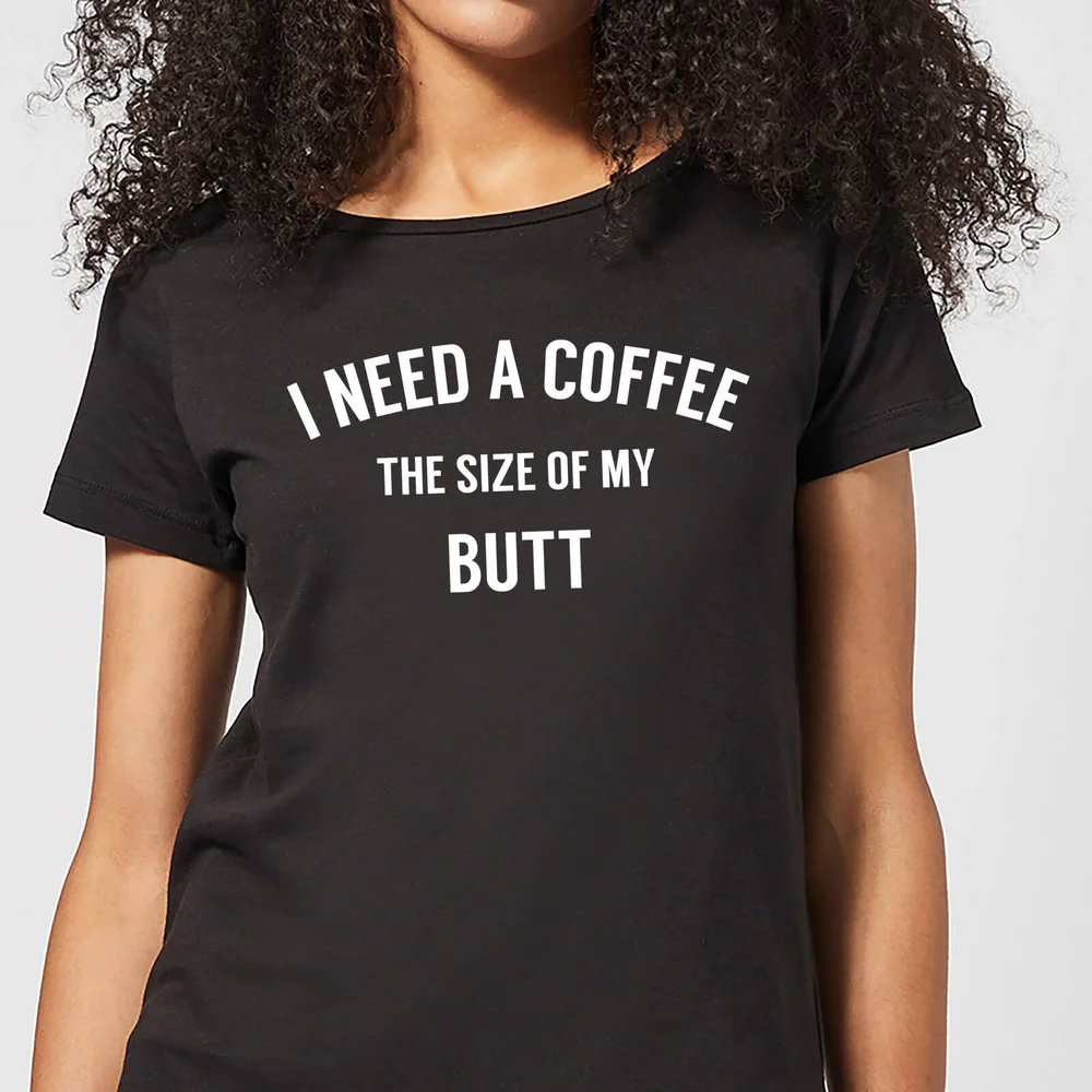 Coffee Butt Women's T-Shirt - Black - 3XL Bild 1