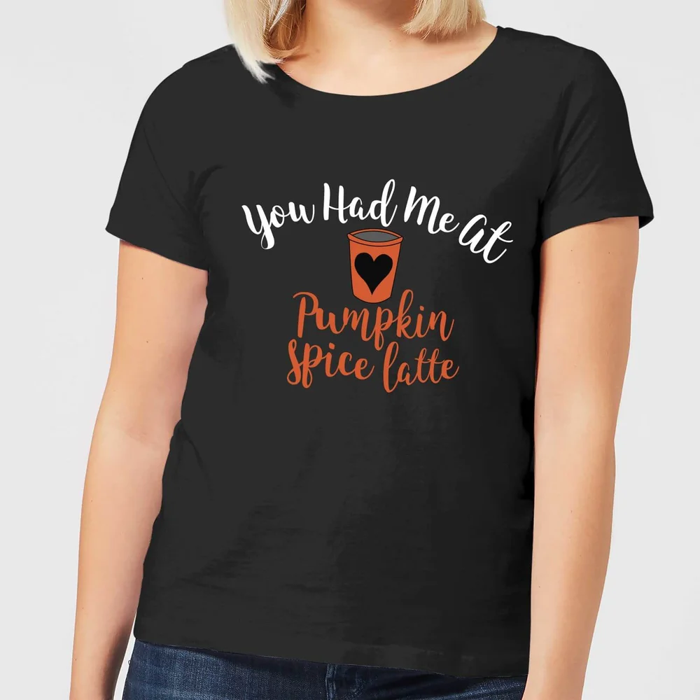 You Had me at Pumpkin Spice Latte Women's T-Shirt - Black - 3XL Bild 1