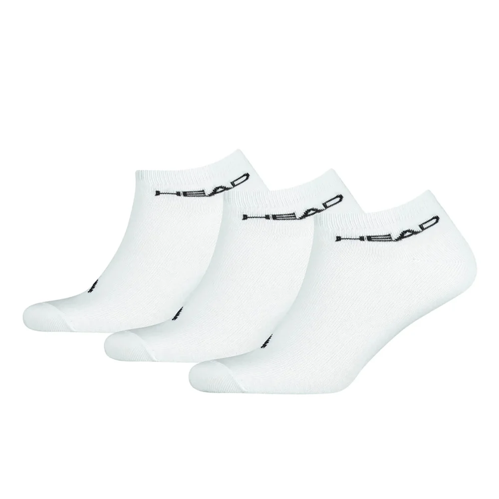Head Men's 3 Pack Sneaker Socks - White - UK 6-8 - Weiß Bild 1
