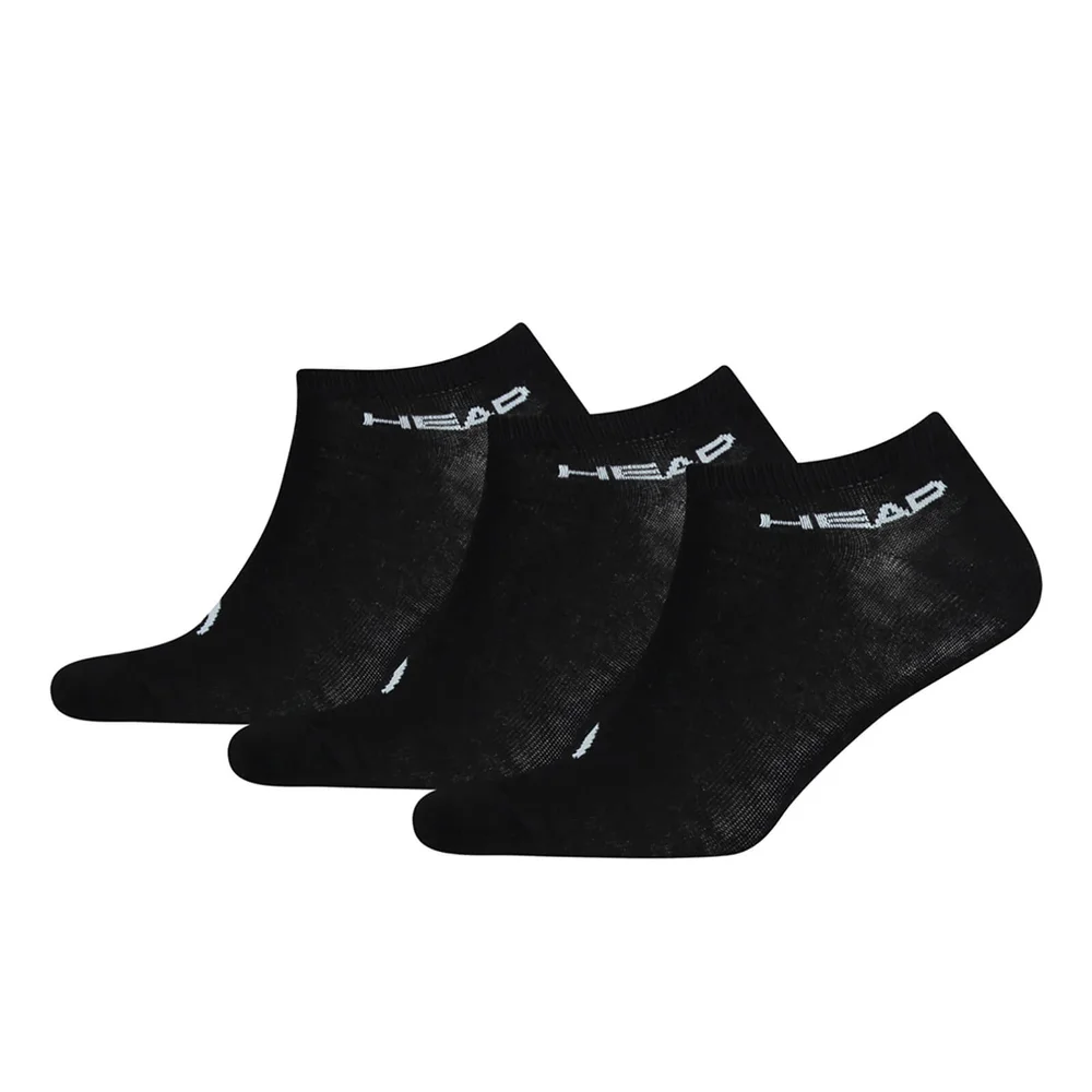 Head Men's 3 Pack Sneaker Socks - Black - UK 9-11 Bild 1
