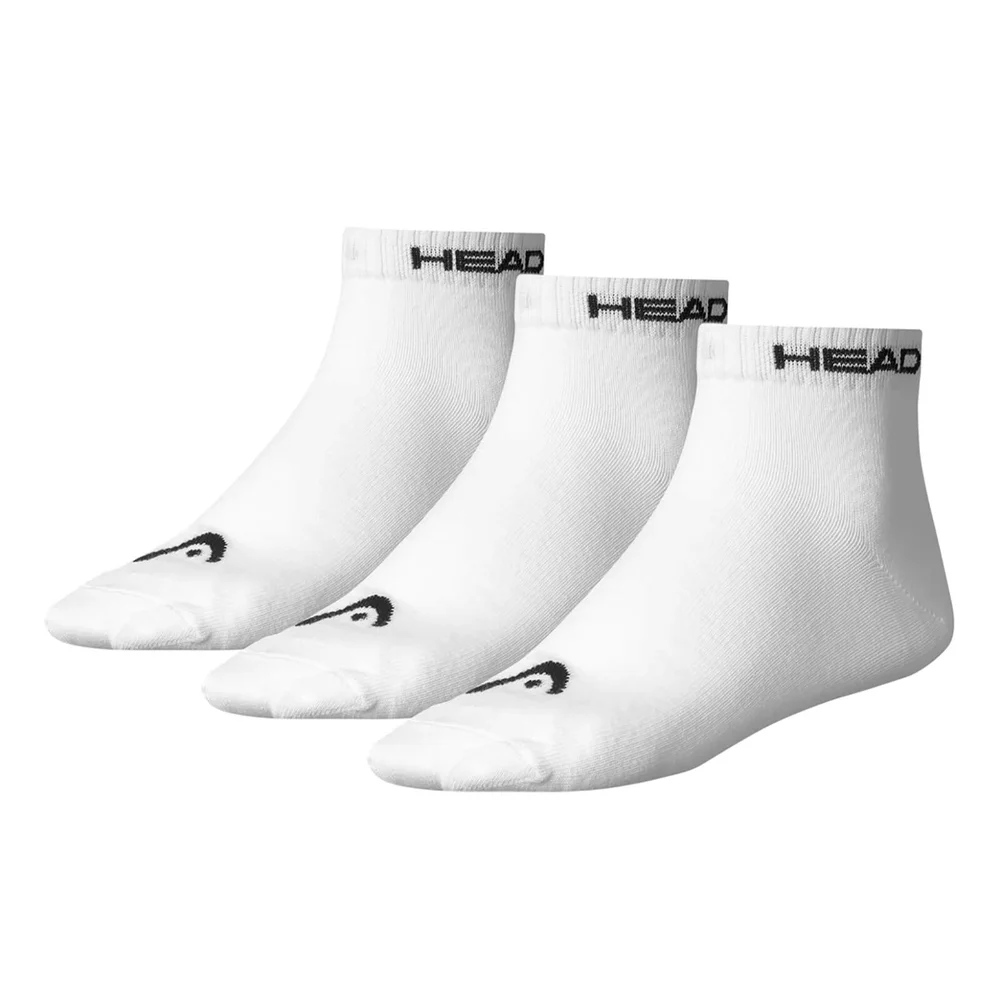 Head Men's 3 Pack Quarter Socks - White - UK 6-8 - Weiß Bild 1