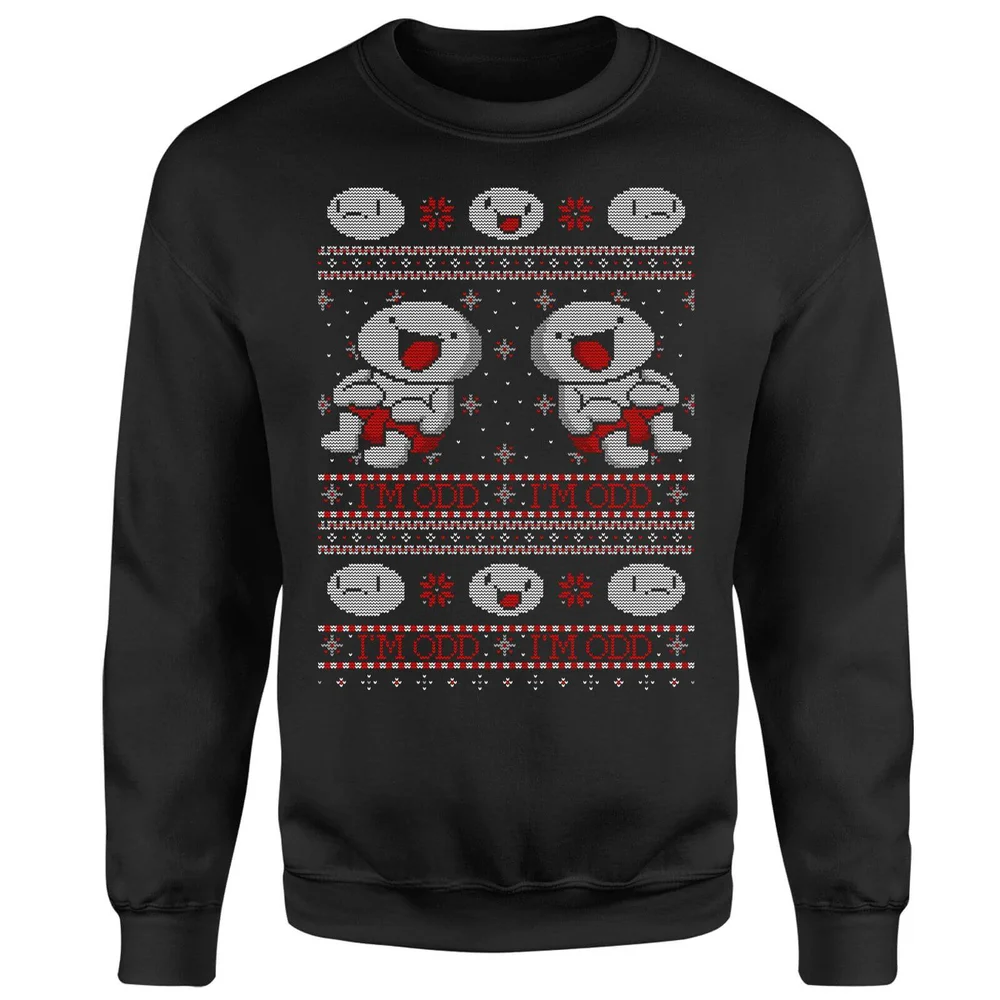 Odd1sOut Xmas Sweatshirt - Black - S - Schwarz Bild 1