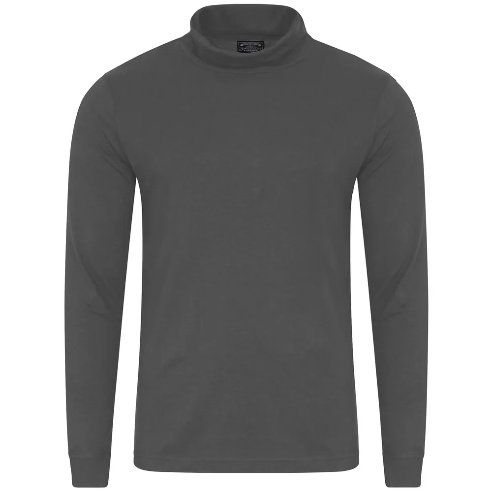Kensington Eastside Men's Denbigh Roll Neck Long Sleeve Top - Asphalt Grey - M - Grau Bild 1