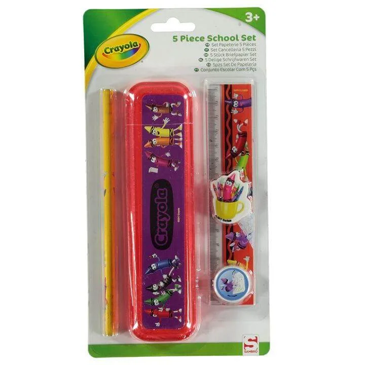 Crayola 5 Stück Schule Set Bild 1
