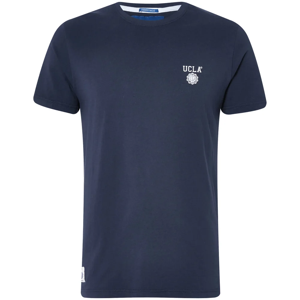 UCLA Men's Yuma Chest Logo T-Shirt - Navy - S - Blau Bild 1