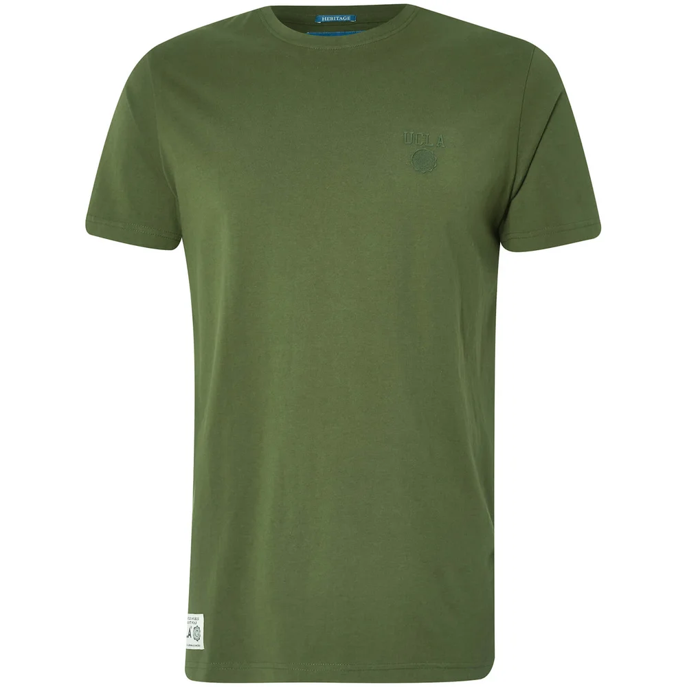 UCLA Men's Yuma Chest Logo T-Shirt - Chive - S - Grün Bild 1
