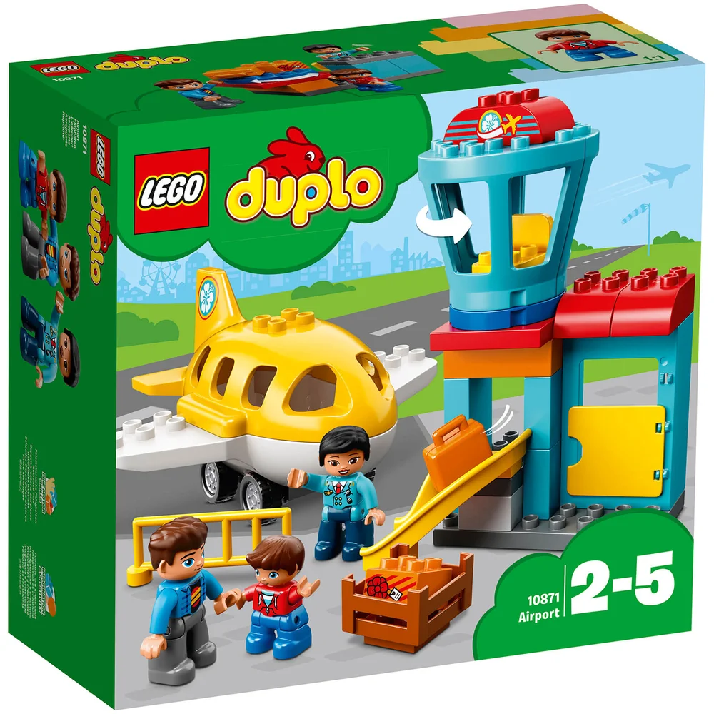 LEGO DUPLO My Town Flughafen-Bausatz mit Flugzeug (10871) Bild 1