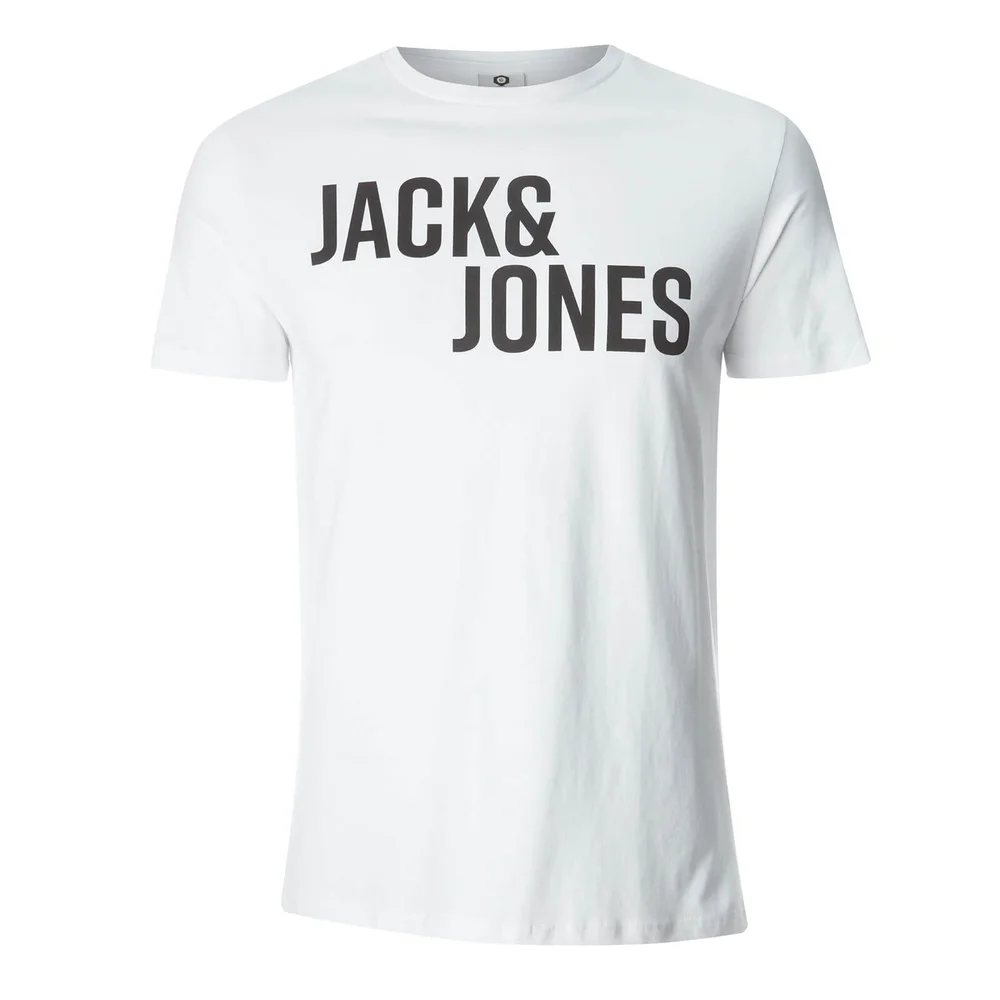 Jack & Jones Men's Core Cell T-Shirt - White - S - Weiß Bild 1