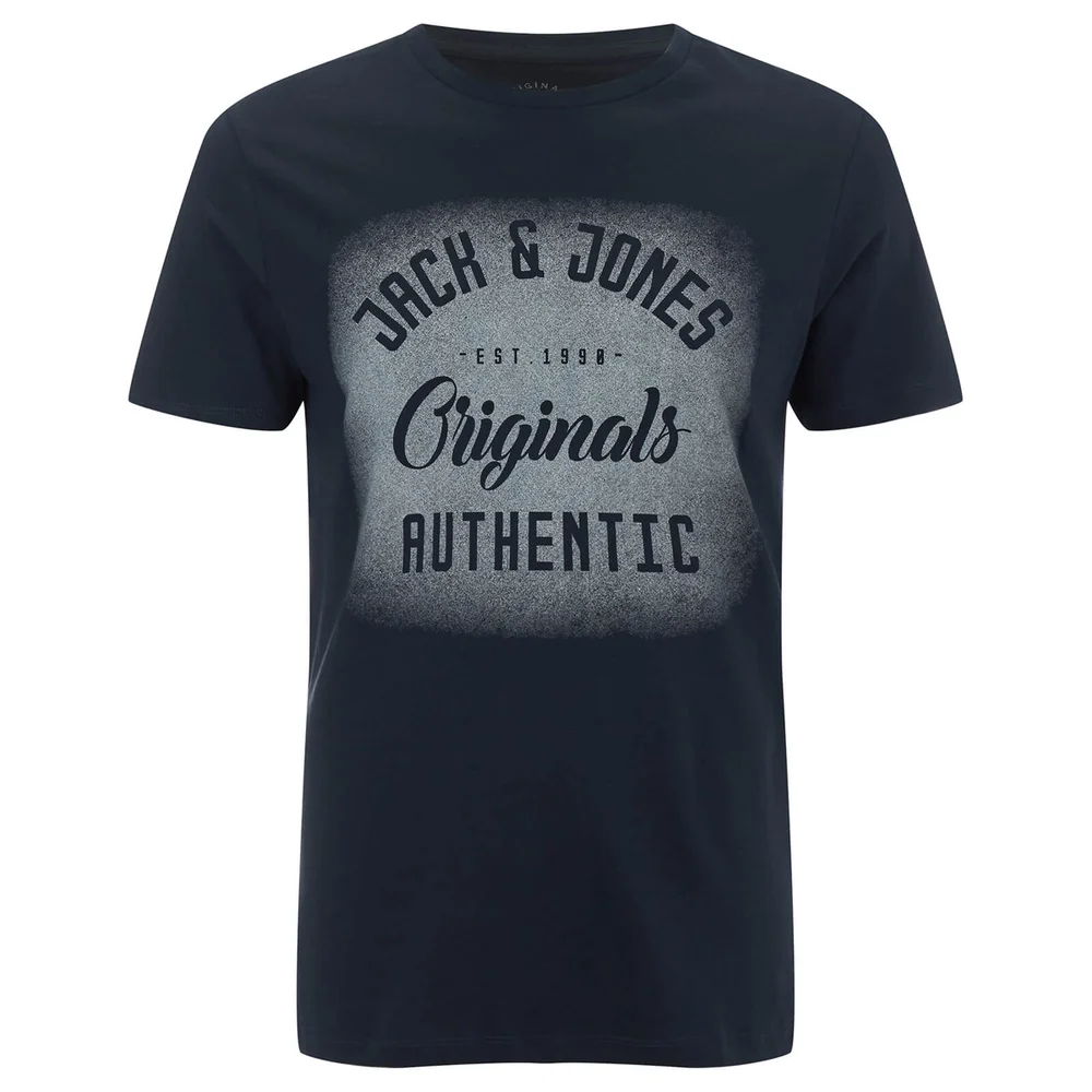 Jack & Jones Men's Originals Reji T-Shirt - Total Eclipse - S - Marineblau Bild 1