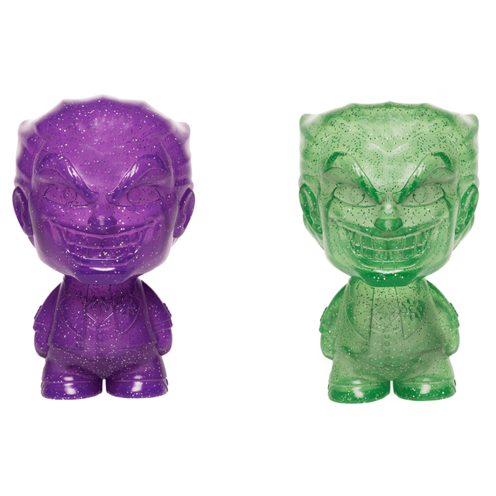 DC Joker Purple and Green Hikari XS Vinyl Figure 2 Pack Bild 1