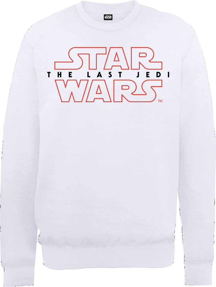 Star Wars Die letzten Jedi (The Last Jedi) Men's White Pullover - S Bild 1
