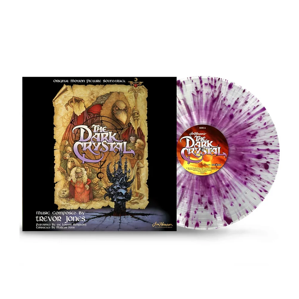 Der dunkle Kristall Vinyl Soundtrack - Weiß mit lila Spritzer (Zavvi Exclusive) Bild 1