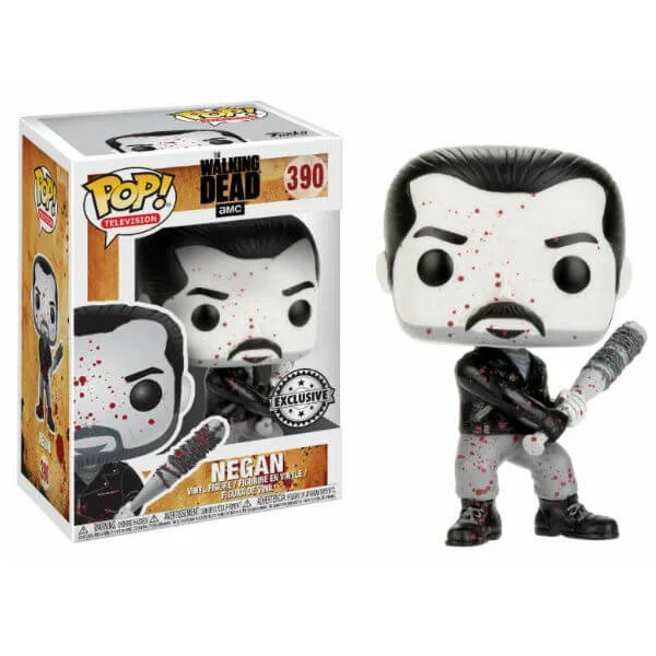 The Walking Dead Negan Black and White EXC Pop! Vinyl Figure Bild 1