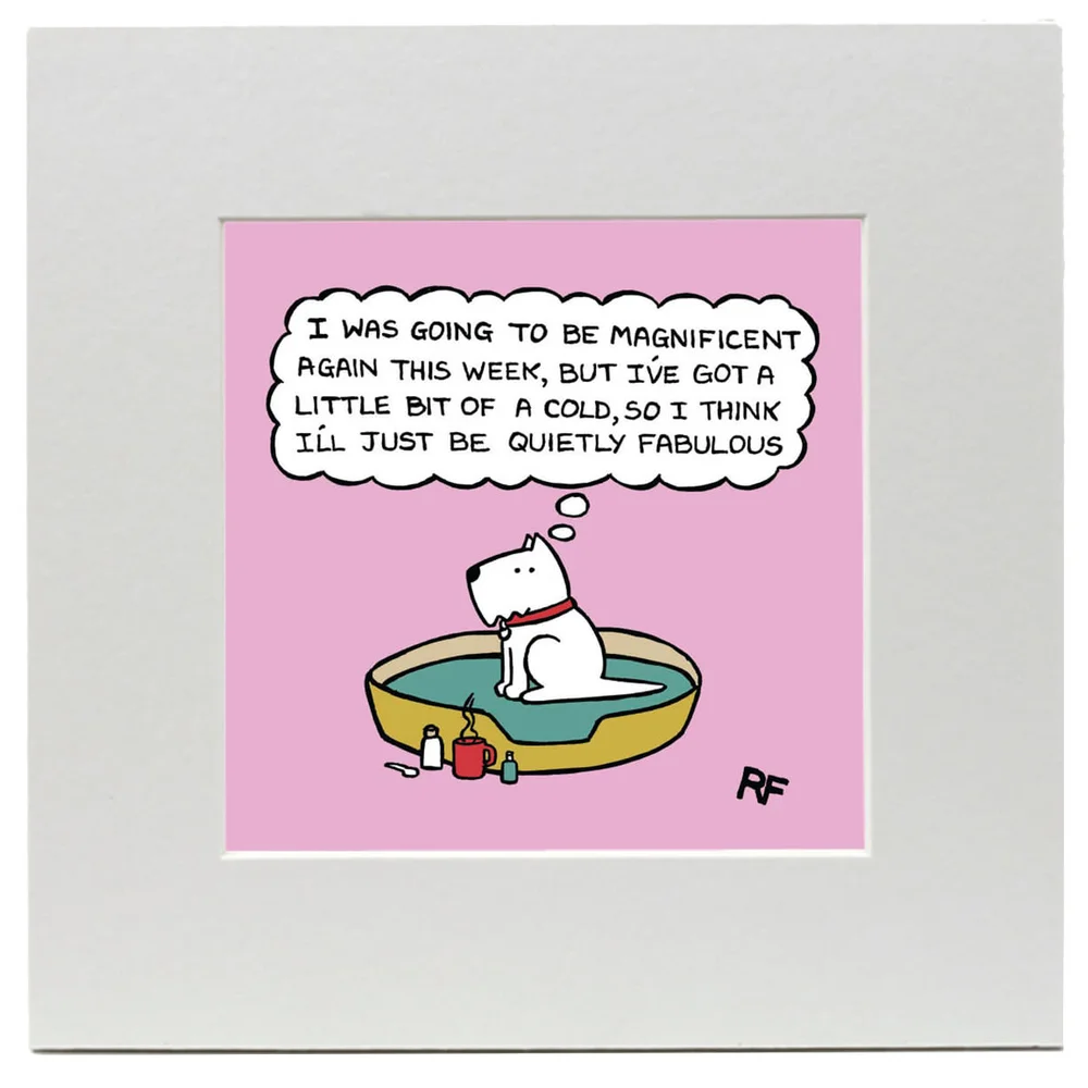 Off the Leash Quietly Fabulous Art Print Bild 1